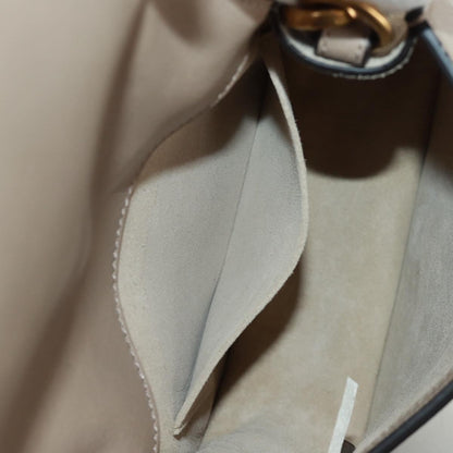 Chloe Nile Crossbody Bag Leather, BEIGE, LEATHER, Shoulder bag