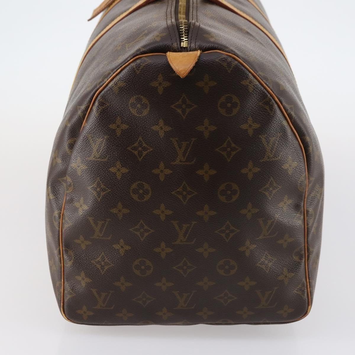 Louis Vuitton Keepall Bag Monogram Canvas, BROWN, CANVAS, Travel bag