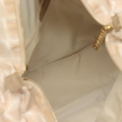 Chanel Travel Line Tote Nylon, BEIGE, NYLON, Tote bag