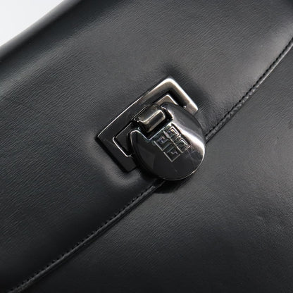 Givenchy Twist lock top handle bag Leather, BLACK, LEATHER, Handbag