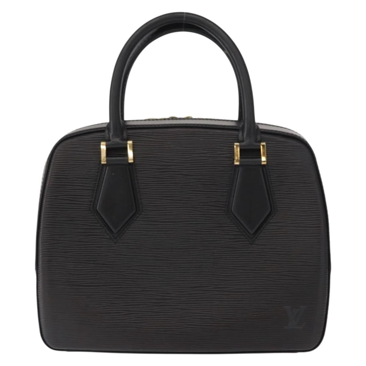 Louis Vuitton Sablons Handbag Epi Leather, Black, Leather, Handbag