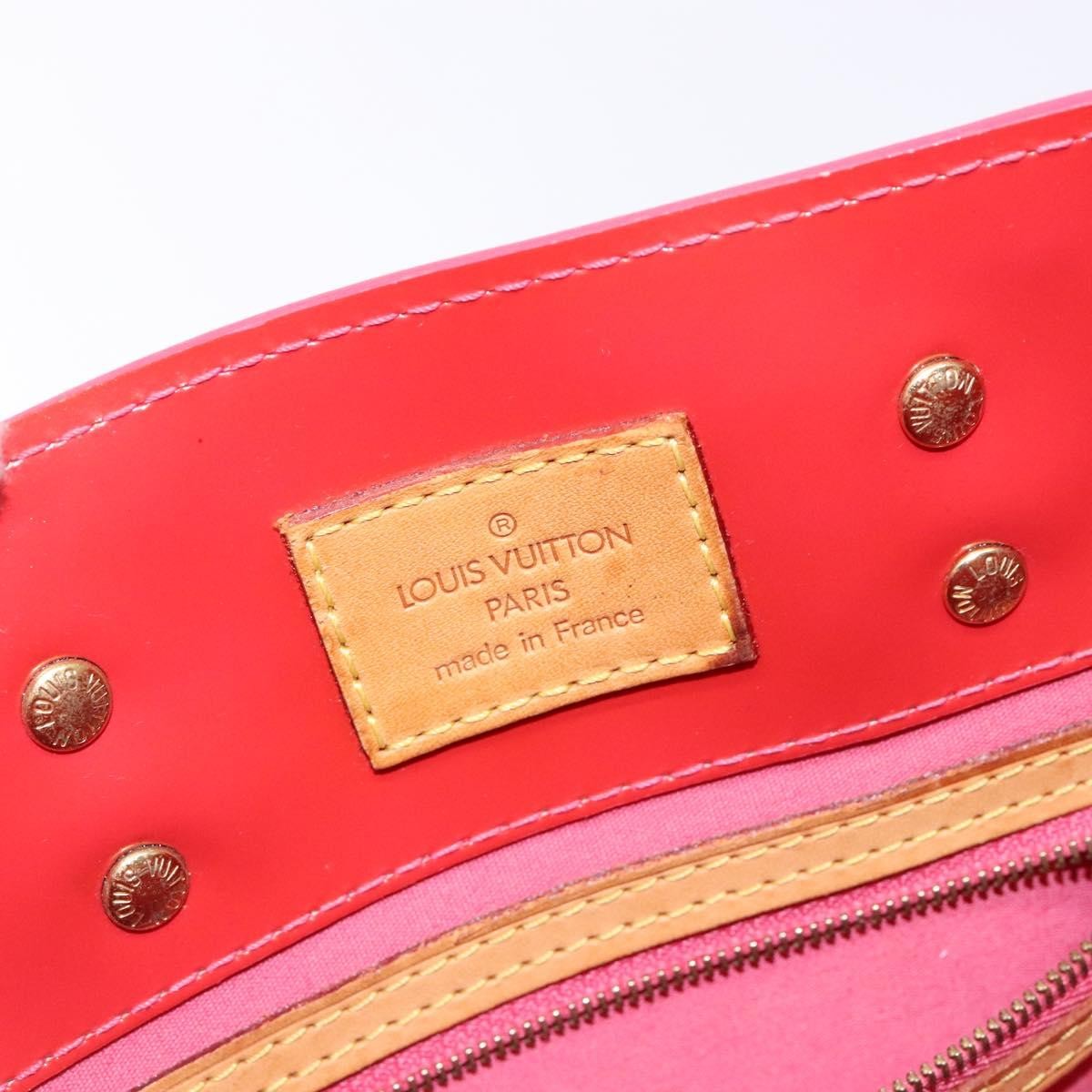 Louis Vuitton Reade Handbag Monogram Vernis, PINK, PATENT_LEATHER, Handbag