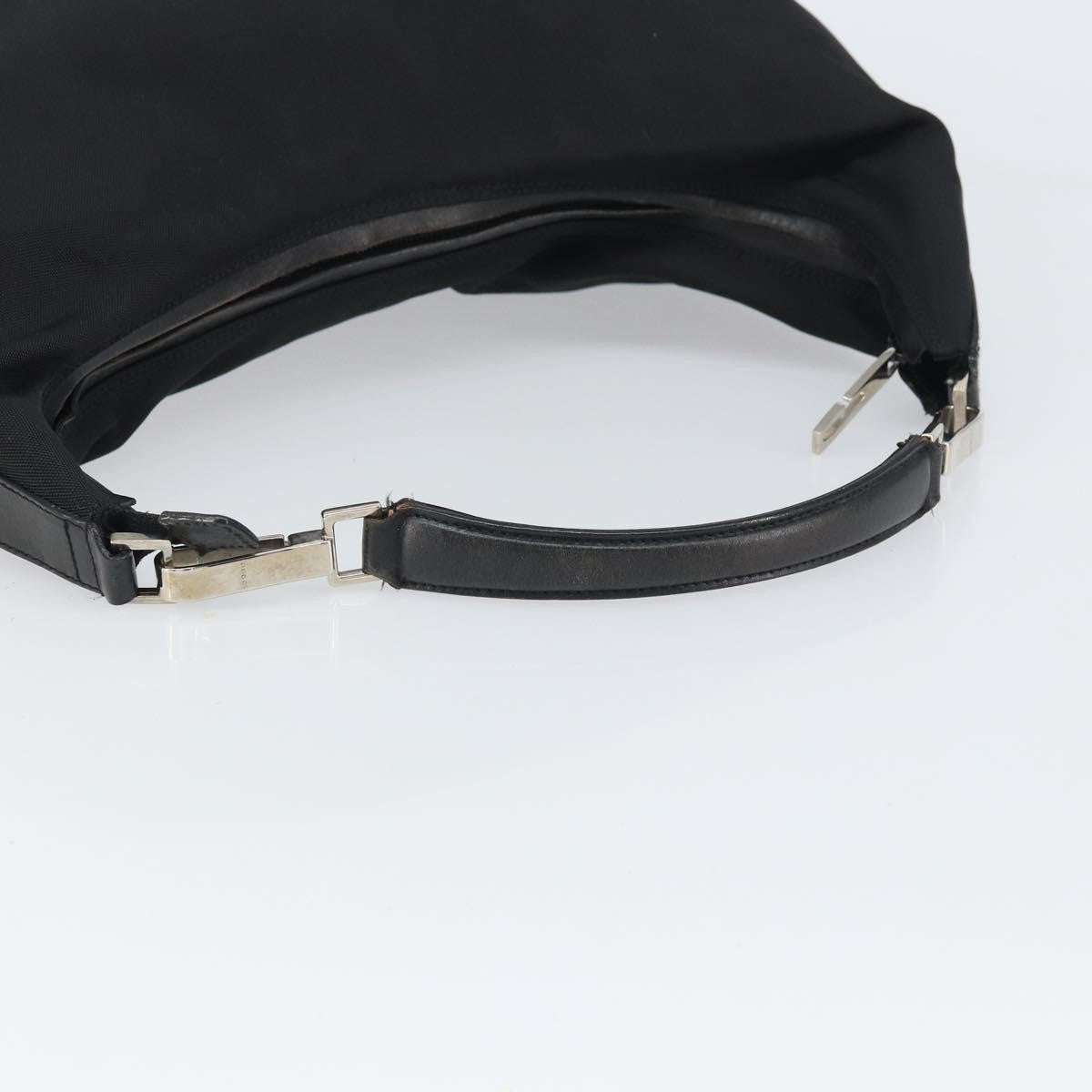 Gucci Vintage Shoulder Bag Nylon, BLACK, NYLON, Shoulder bag