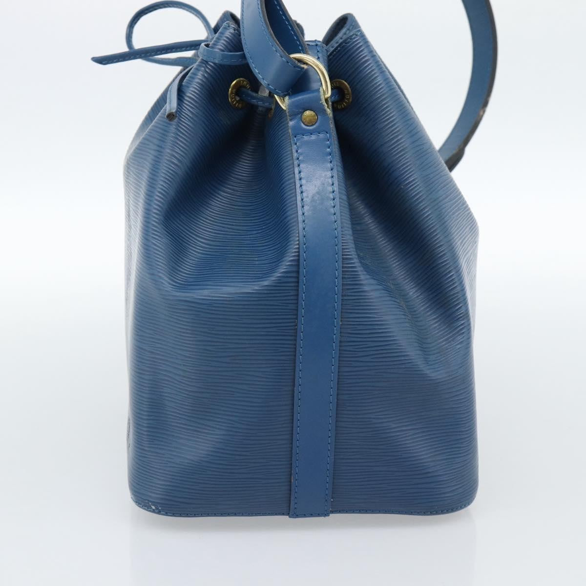Louis Vuitton Noe Handbag Epi Leather, Blue, Leather, Shoulder Bag