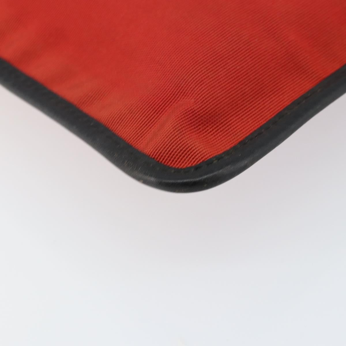 Gucci Front Pocket Messenger Nylon, RED, NYLON, Shoulder bag