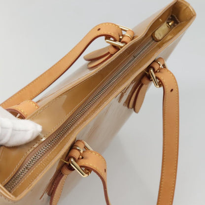 Louis Vuitton Brentwood Handbag Monogram Vernis, BROWN, PATENT_LEATHER, Shoulder bag