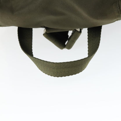 Prada Double Front Pocket Backpack Tessuto, KHAKI, NYLON, Backpack