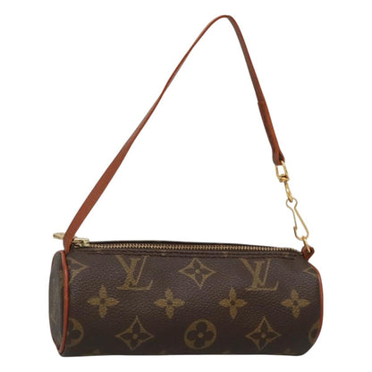 Louis Vuitton Papillon Pochette Monogram Canvas, BROWN, CANVAS, Handbag