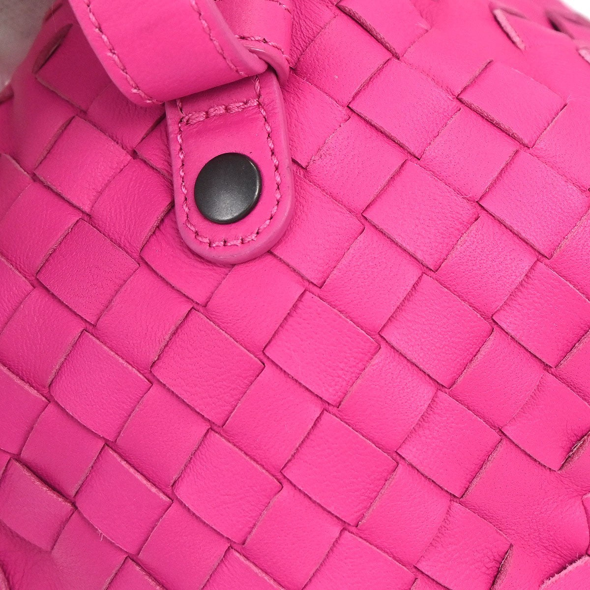 Bottega Veneta Intrecciato Handbag Leather, Pink, Leather, Handbag