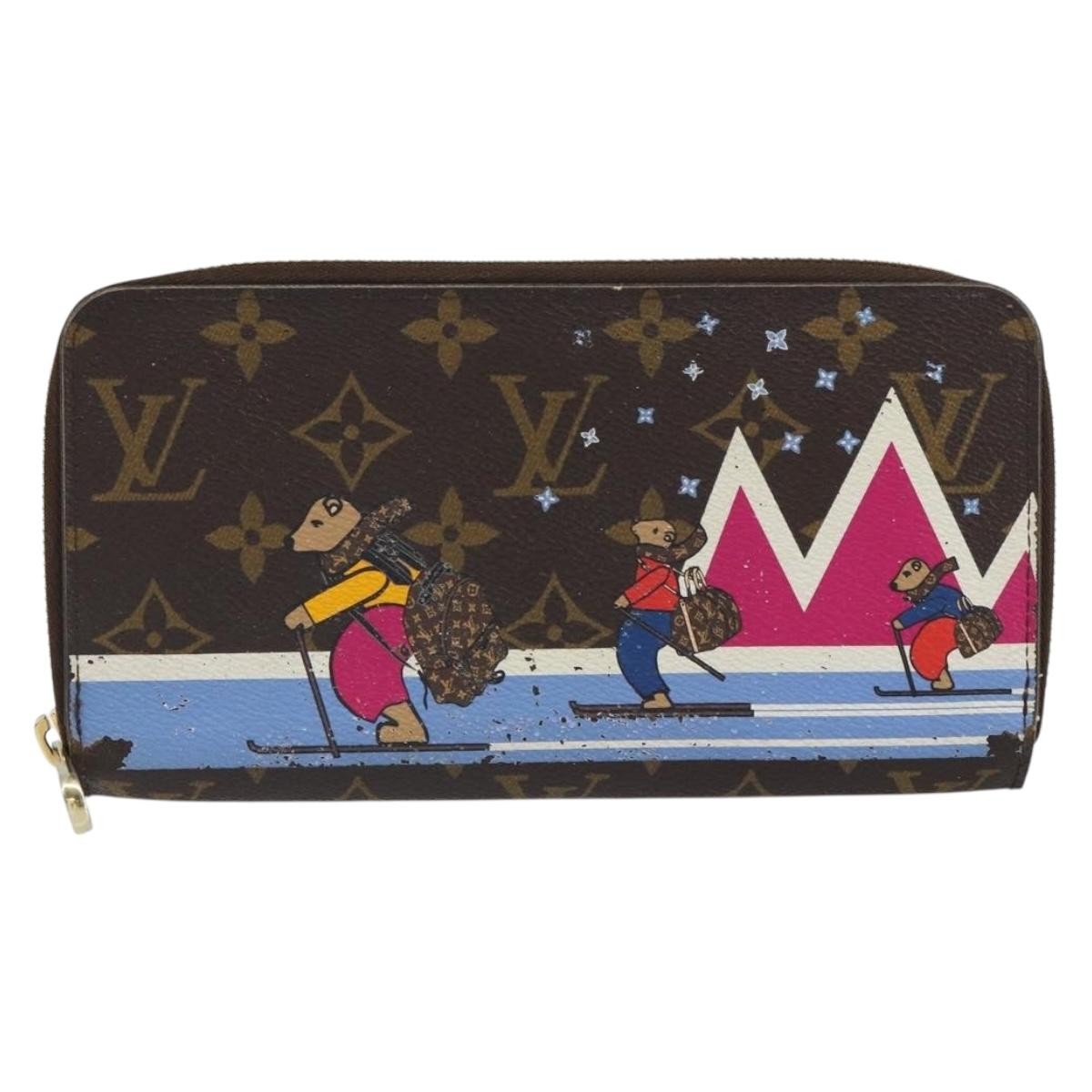 Louis Vuitton Zippy wallet Canvas, BROWN, CANVAS, Wallets