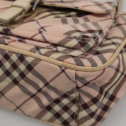 Burberry Nova Check Blue Label Nylon, PINK, NYLON, Shoulder bag