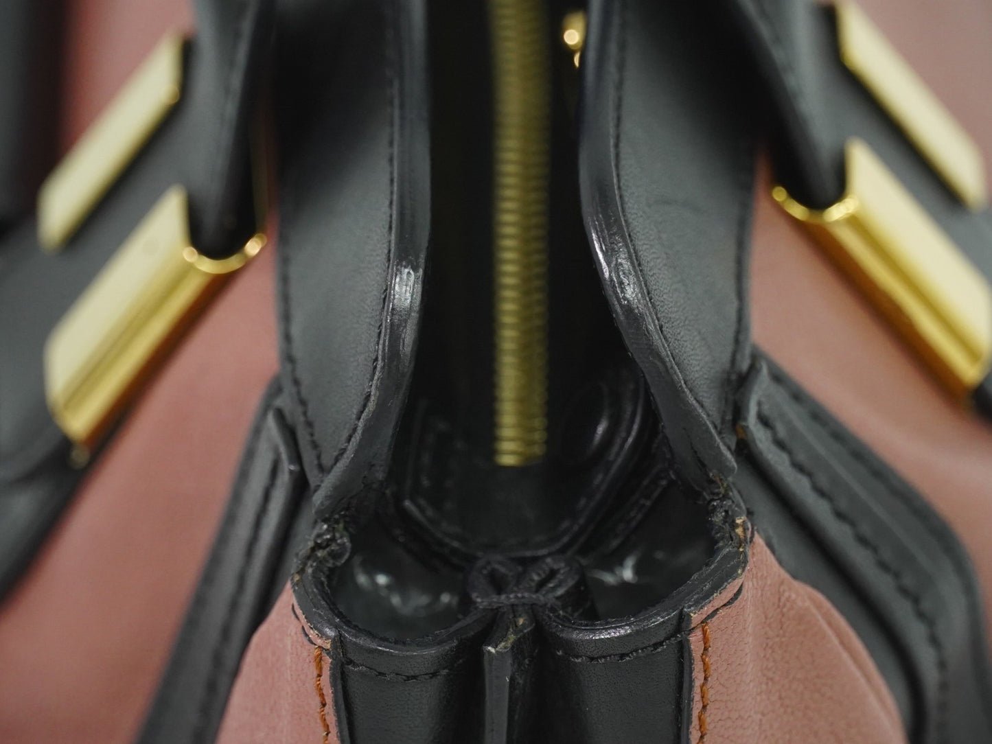 Chloe Alice Satchel Leather, PINK, LEATHER, Handbag