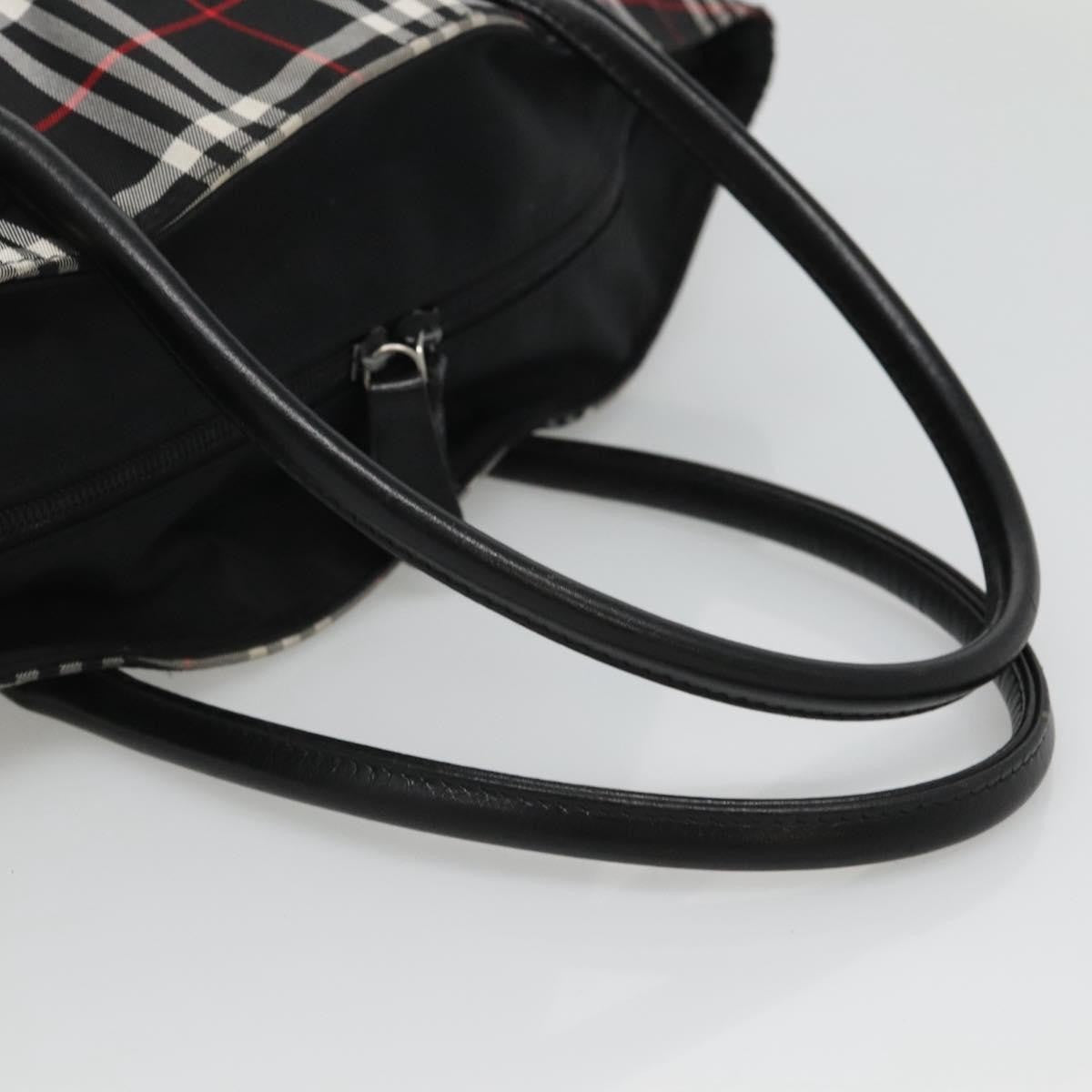 Burberry Nova Check Tote Nylon, BLACK, NYLON, Tote bag