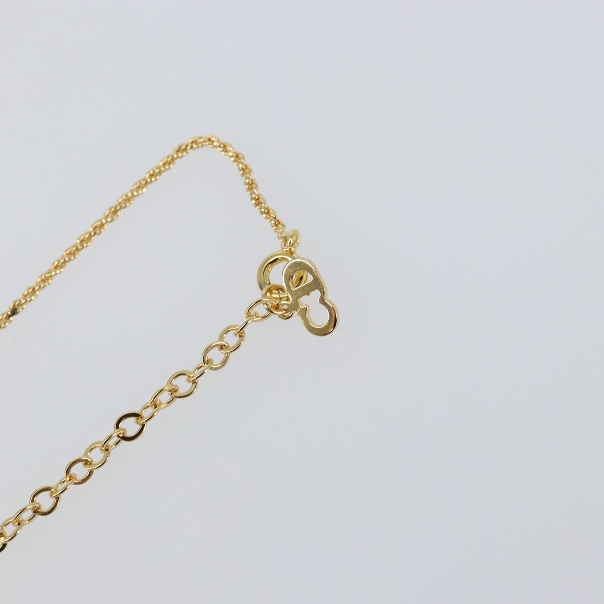 Christian Dior CD Pendant Necklace Metal, GOLD, METAL, Necklace