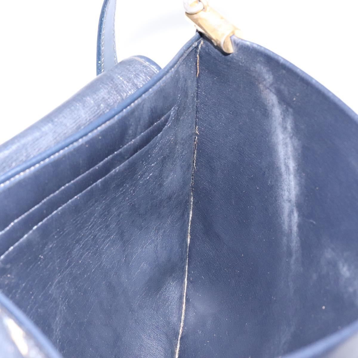 Christian Dior Vintage CD trotter Shoulder bag Canvas, NAVY, CANVAS, Shoulder bag