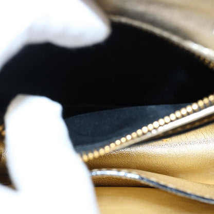 Miu Miu Madras Convertible Compartment Top Handle Bag Leather, GOLD, LEATHER, Handbag