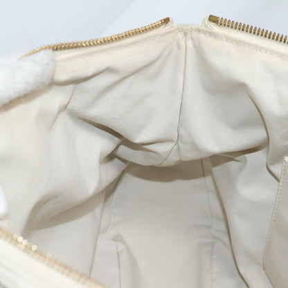 Louis Vuitton Marina Handbag Mini Lin Croisette, BEIGE, CANVAS, Handbag