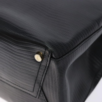 Salvatore Ferragamo Vala Shoulder Bag Leather, BLACK, LEATHER, Tote bag