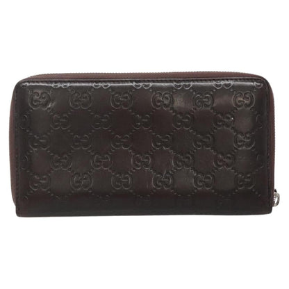 Gucci Guccissima Wallet Motif GG, BROWN, LEATHER, Wallets