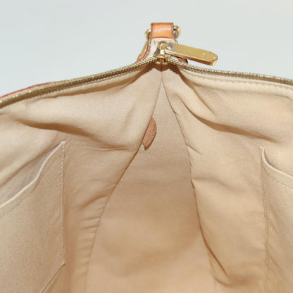 Louis Vuitton Siracusa Handbag Damier, WHITE, CANVAS, Shoulder bag