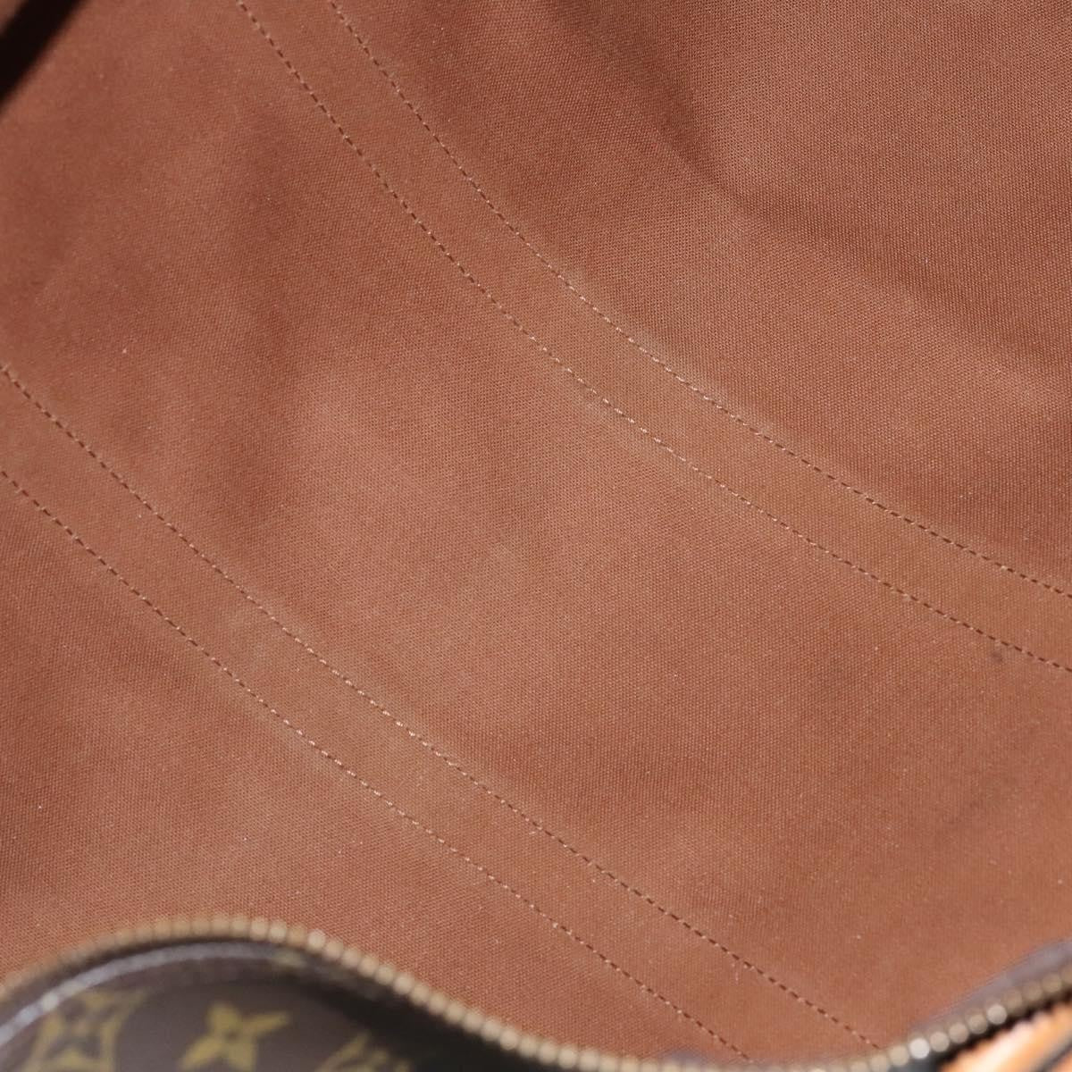 Louis Vuitton Keepall Bag Monogram Canvas, BROWN, CANVAS, Travel bag