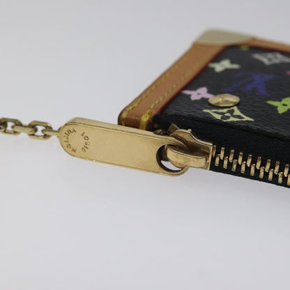 Louis Vuitton Pochette Clés Monogram Canvas, BLACK, CANVAS, Wallets
