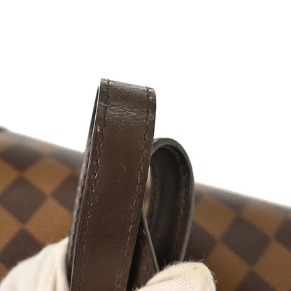 Louis Vuitton Manosque Handbag Damier, BROWN, CANVAS, Tote bag
