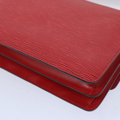 Louis Vuitton Friedland Shoulder Bag Epi Leather, RED, LEATHER, Shoulder bag