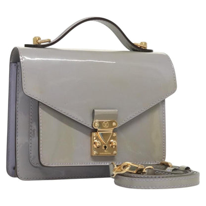 Louis Vuitton Monceau Handbag Vernis, Purple, Patent Leather, Handbag