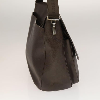 Bvlgari Flap shoulder Bag Leather, Brown, Leather, Shoulder Bag