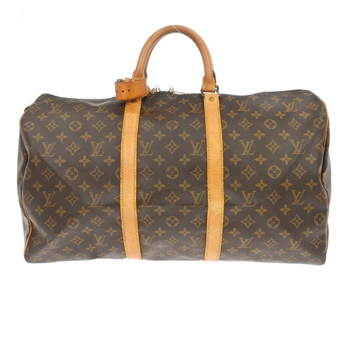 Louis Vuitton Keepall Bag Monogram Canvas, Brown, Canvas, Travel Bag