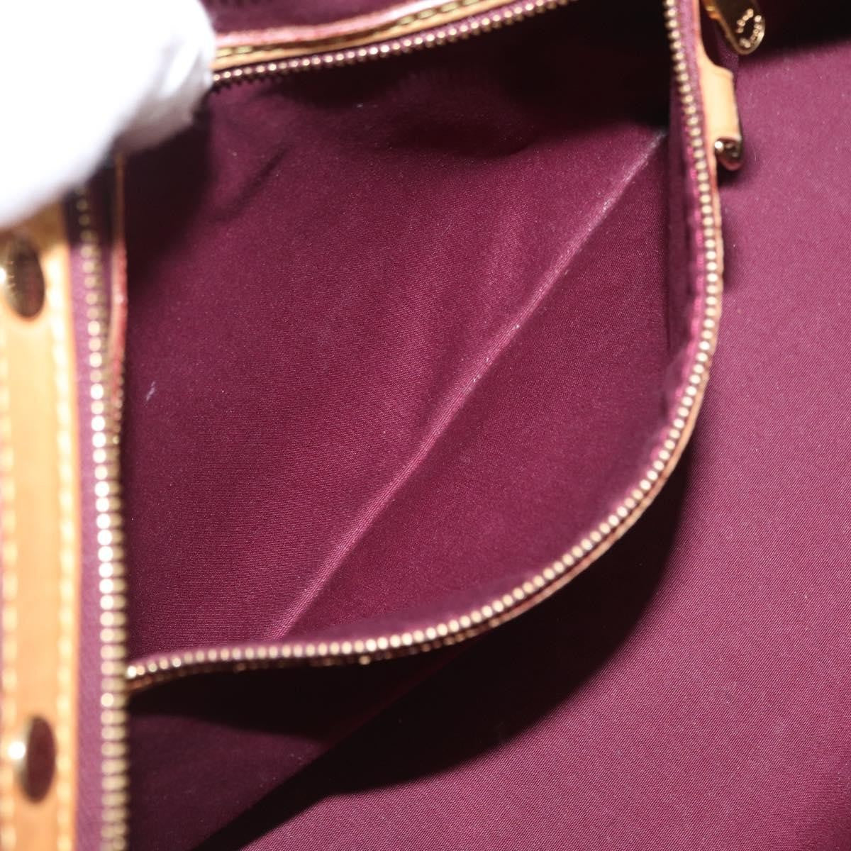 Louis Vuitton Brea Handbag Monogram Vernis, BURGUNDY, PATENT_LEATHER, Handbag