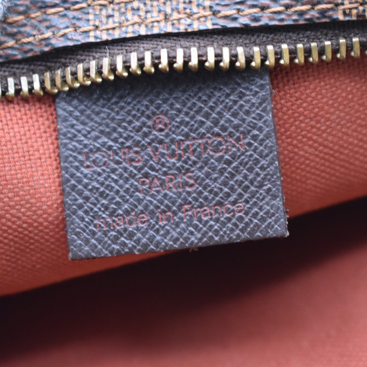 Louis Vuitton Trousse Make Up Bag Damier Canvas, BROWN, CANVAS, Clutche & pouche