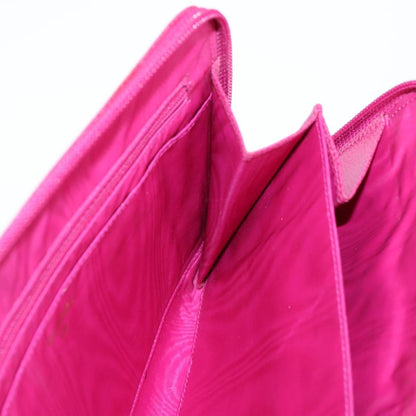 Chanel Vintage Clutch Bag Quilted Leather, PINK, LEATHER, Clutche & pouche