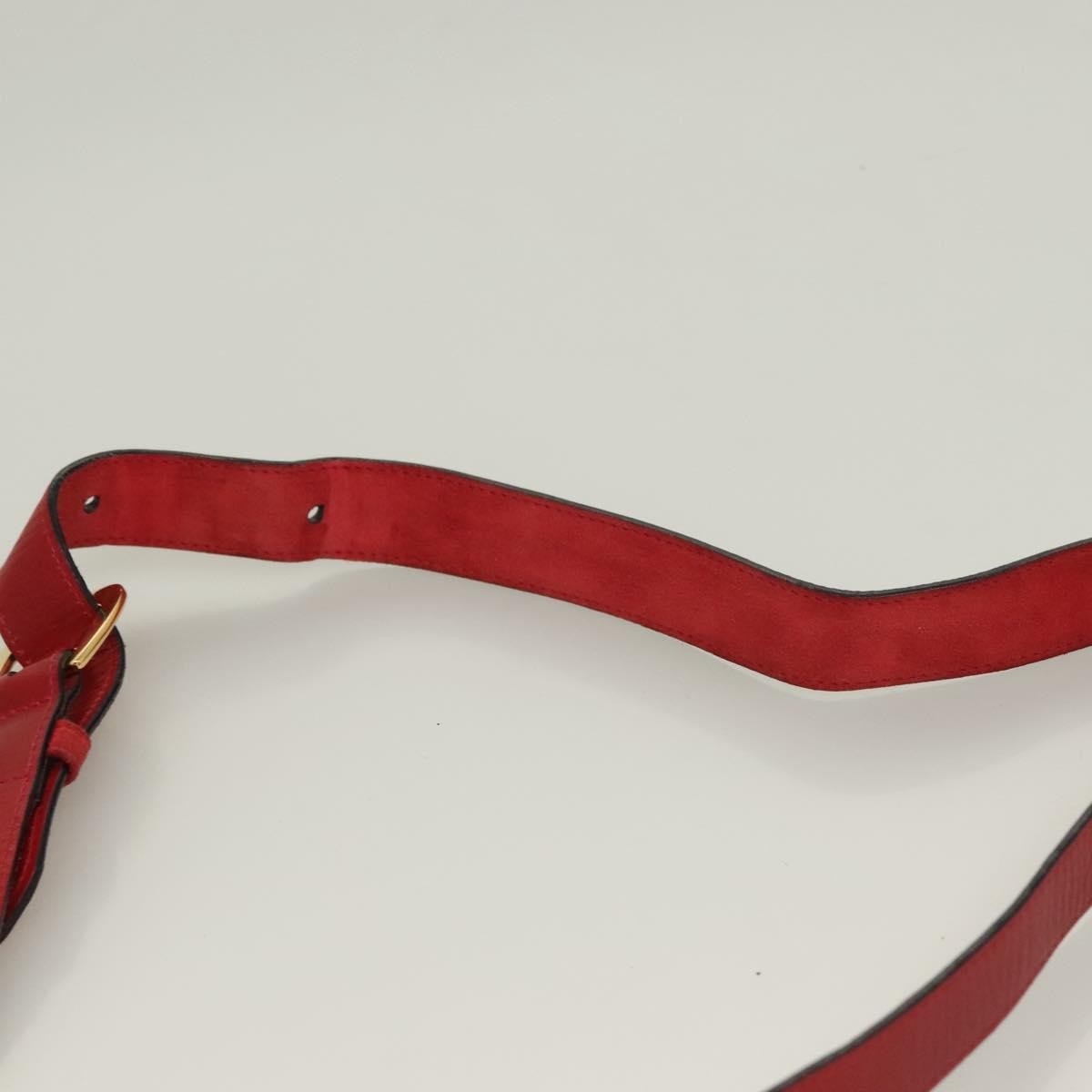 Salvatore Ferragamo Gancini Shoulder Bag Suede, RED, SUEDE, Shoulder bag