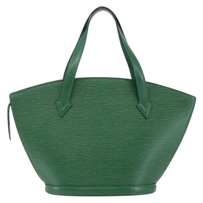 Louis Vuitton Saint Jacques Handbag Epi Leather, GREEN, LEATHER, Shoulder bag