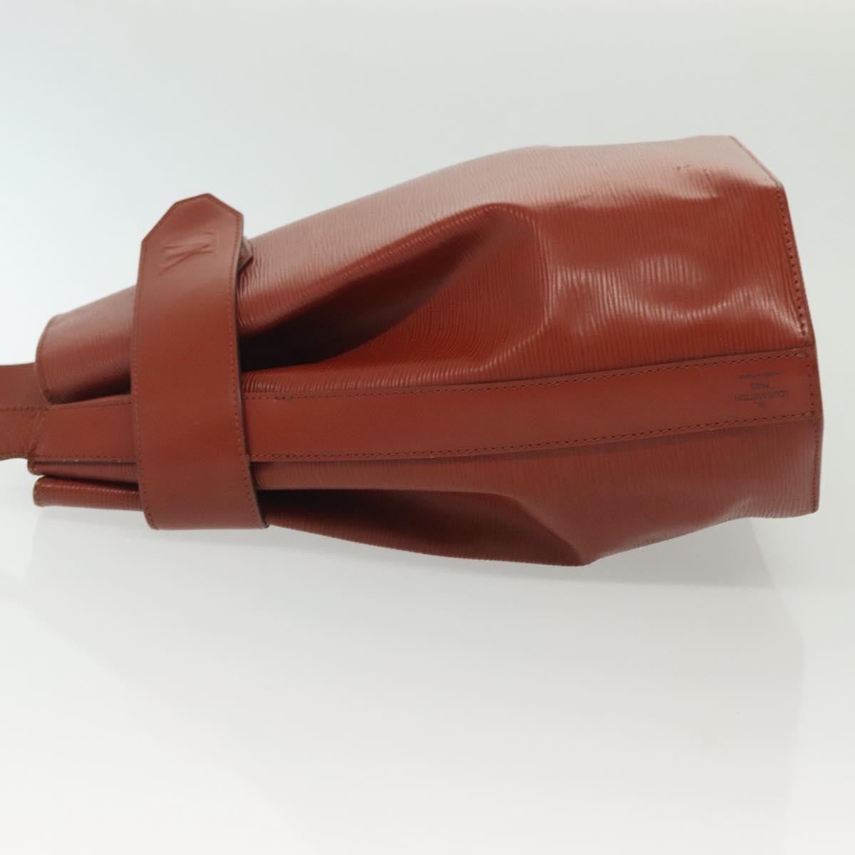 Louis Vuitton Vintage Sac d'Epaule Handbag Epi Leather, BROWN, LEATHER, Handbag