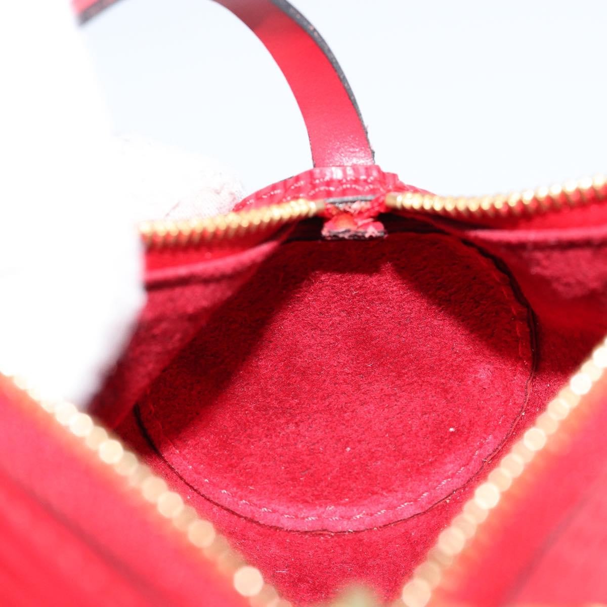 Louis Vuitton Soufflot Pochette Epi Leather, RED, LEATHER, Clutche & pouche