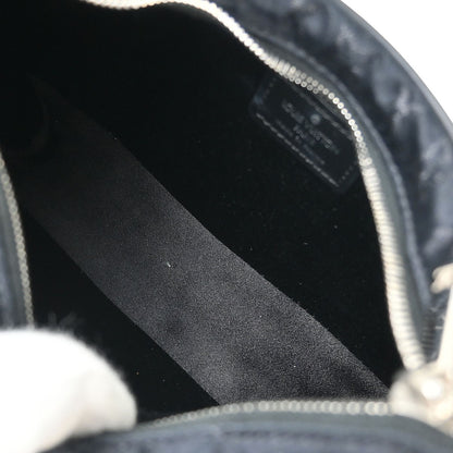 Louis Vuitton Boulogne Handbag Monogram Satin, BLACK, SATIN, Shoulder bag