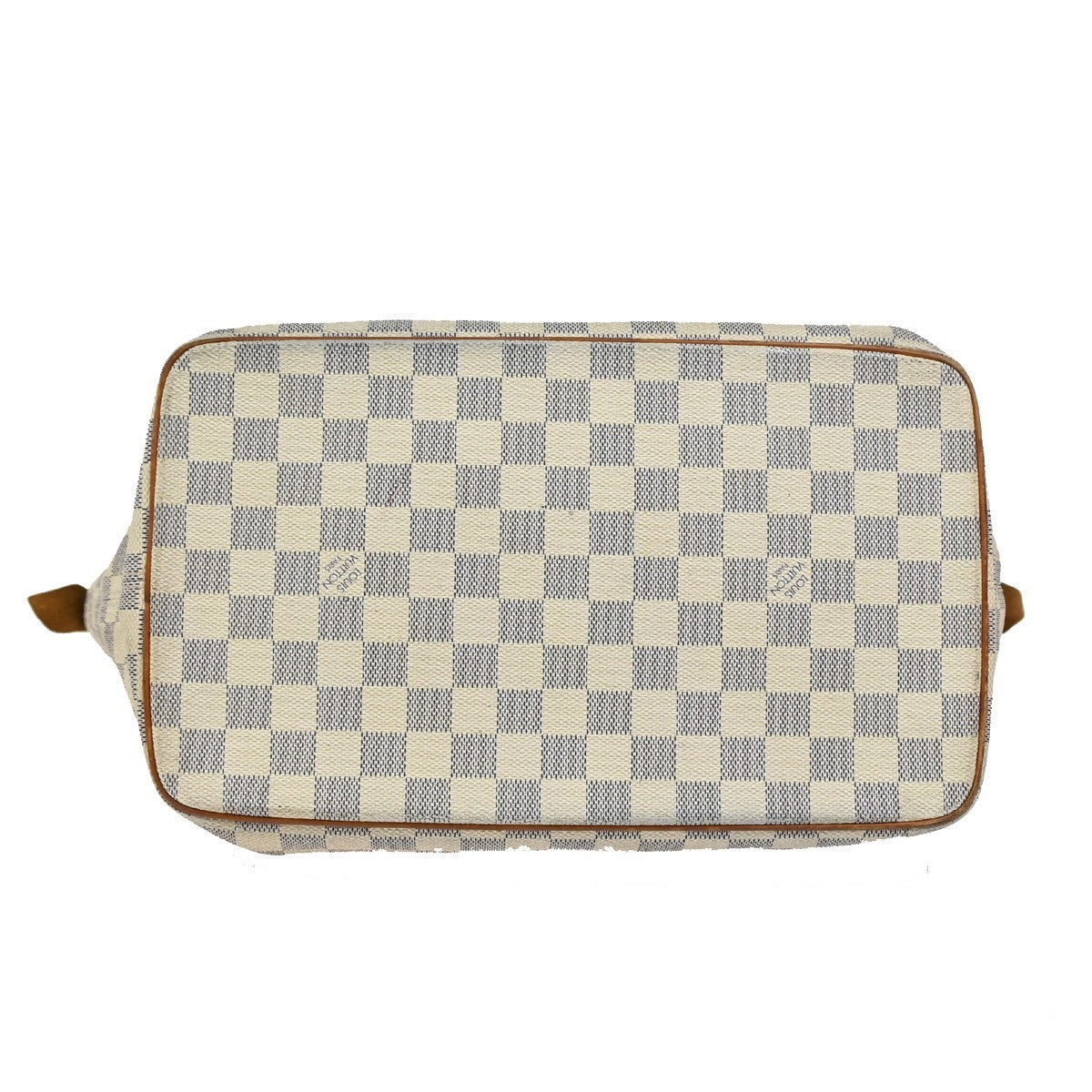 Louis Vuitton Saleya Handbag Damier, WHITE, CANVAS, Shoulder bag