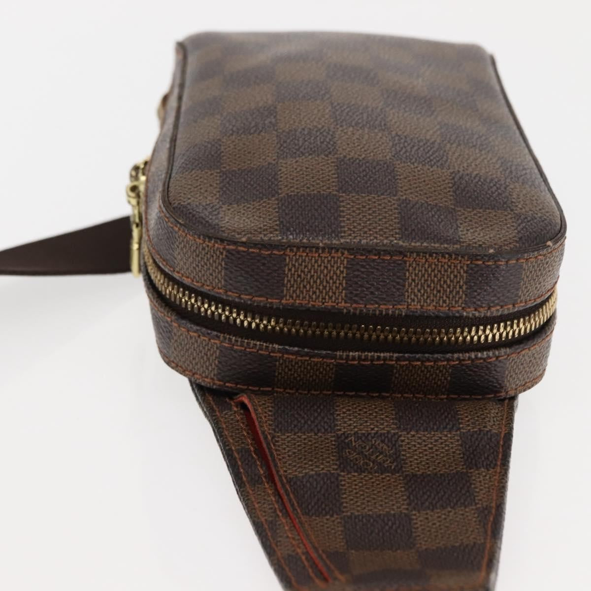 Louis Vuitton Geronimos Waist Bag Damier, BROWN, CANVAS, Shoulder bag
