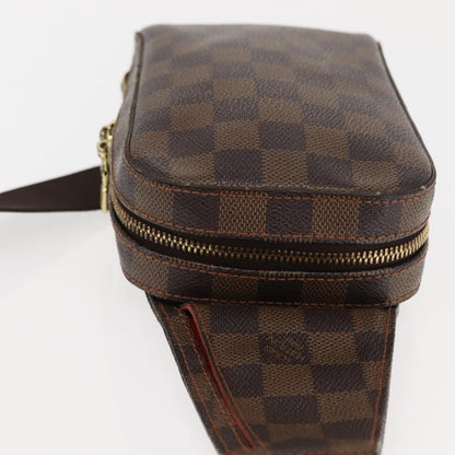Louis Vuitton Geronimos Waist Bag Damier, BROWN, CANVAS, Shoulder bag