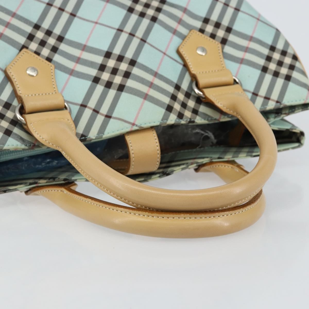 Burberry Nova Check Tote Nylon, BLUE, NYLON, Tote bag