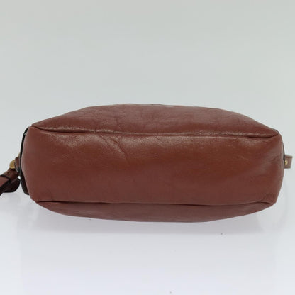Chloe Vintage Shoulder Bag Leather, BROWN, LEATHER, Shoulder bag
