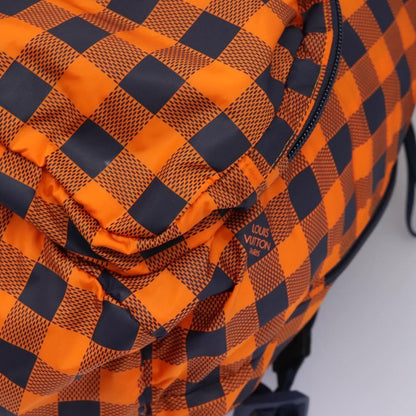 Louis Vuitton Aventure Backpack Damier Nylon, Orange, Nylon, Backpack