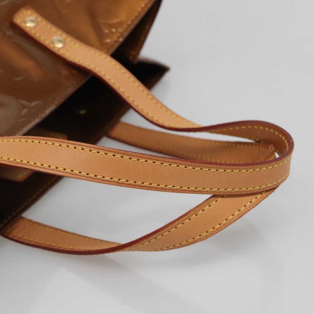 Louis Vuitton Reade Handbag Monogram Vernis, BROWN, PATENT_LEATHER, Handbag