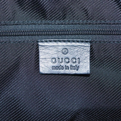 Gucci Vintage Zip Boston Bag GG Canvas, BLACK, CANVAS, Handbag