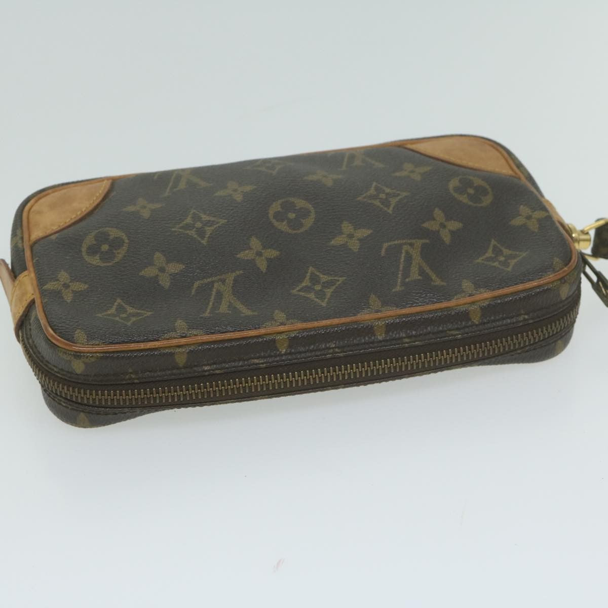 Louis Vuitton Marly Dragonne Clutch Monogram Canvas, MULTICOLOUR, CANVAS, Clutche & pouche