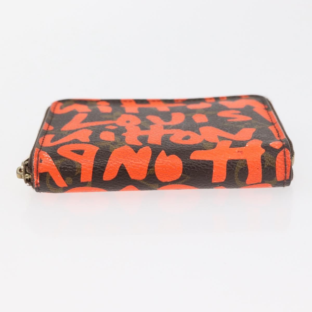 Louis Vuitton Porte-Monnaie Zippy Wallet monogramme empreinte, Orange, Canvas, Wallet