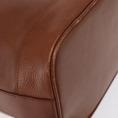 Burberry Vintage Shoulder Bag Leather, BROWN, LEATHER, Shoulder bag